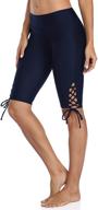 attraco women's skirted leggings with drawstring - ideal swimwear for swimsuits & cover ups logo