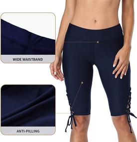 img 3 attached to ATTRACO Women's Skirted Leggings with Drawstring - Ideal Swimwear for Swimsuits & Cover Ups