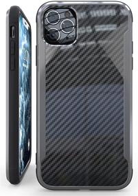 img 4 attached to 📱 Nicexx iPhone 11 Pro Max Case - Carbon Fiber Pattern, Shockproof, Wireless Charging Compatible, 12ft. Drop Tested - Black