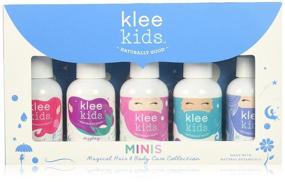 img 2 attached to Набор для ухода за волосами и кожей Luna Star Naturals Klee Kids Mini, 5 предметов: заботьтесь о своем малыше от головы до пят.