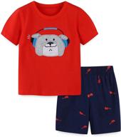 👹 cool and playful monster t shirt - perfect toddler summer clothes for boys' fashion! logo