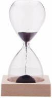 ⏳ aomag hand-blown magnetic hourglass sand timer: classic desk decor with timer magnet and glass clock logo