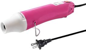 img 4 attached to Mlife Mini Heat Gun - 300 Watt - Dual-Temperature Heat Tool with 6.5FT Power 🔥 Cord for Acrylic Resin Cups, Tumblers, Embossing, Shrink Wrapping, Paint Drying, Crafting, Electronics DIY - Pink