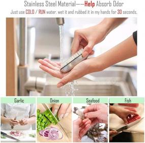 img 2 attached to 🧼 Stainless Steel Hand and Nail Brush Cleaner - Eliminate Smells and Absorb Odor with Scrubbing Brushes - 1 PCS