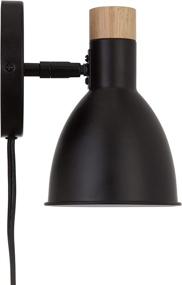 img 2 attached to 🔦 Rivet Scandinavian Wall Sconce: Sleek 8"H Matte Black Design on Amazon Brand"