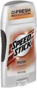 img 1 attached to 💨 Speed Stick Musk Deodorant, 3 oz (Pack of 3) – Long-lasting Odor Protection & Great Value!