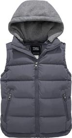 img 4 attached to 🧥 ZSHOW Winter Padded Puffer Jackets & Coats for Boys - Windproof Clothing