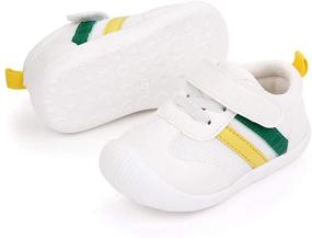 img 3 attached to 🐾 Cute Animal Baby Shoes: Unisex First Walkers Sneakers with Soft Rubber Soles