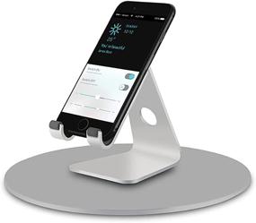 img 3 attached to 🖥️ DKE 360° Aluminum Rotation Monitor Swivel Base for Apple iMac and other Popular Brands of Computer Monitors - Laptop Screen Stand Display Rotating Desktop Holder in Silver
