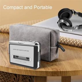 img 1 attached to 🎵 Конвертер кассеты в MP3 с USB - Преобразует магнитофонную кассету Walkman в MP3 формат, совместим с ноутбуком и ПК.