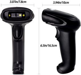 img 3 attached to 🔍 Handheld USB 2D Barcode Scanner for Screen and Printed Bar Code Scan, Symcode Datamatrix PDF417 QR Code Reader compatible with Windows, Mac, Linux PC POS