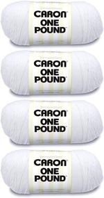 img 1 attached to Caron 99630 Pound Yarn White Multipack