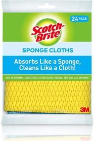 img 4 attached to Scotch-Brite Sponge Cloth Bulk Pack – 24 High Performance Sponge Cloths