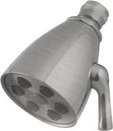 🚿 westbrass 2-1/4" brass 6-jet adjustable shower head in satin nickel - ultimate showering experience with d308-07 logo