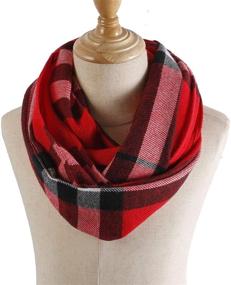 img 3 attached to Бесконечный шарф для маленьких девочек и мальчиков: 🧣 Уютный, мягкий и теплый на зимний и осенний сезон.