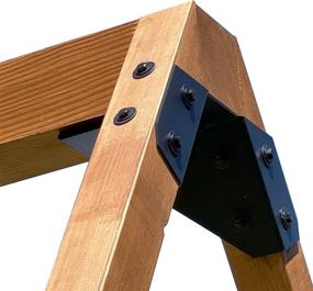 img 4 attached to 🌙 Eclipse Swing: Versatile AFrame Bracket for Swing Sets with Onyx Black Finish