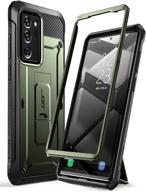 📱 rugged supcase unicorn beetle pro series case for samsung galaxy note 20 ultra (2020), holster & kickstand, no screen protector - guldan logo