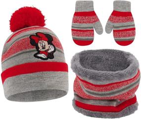 img 4 attached to Disney Minnie Gloves Weather Mitten Girls' Accessories for Cold Weather