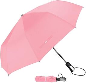 img 4 attached to TradMall Umbrella Reinforced Fiberglass Ergonomic Umbrellas
