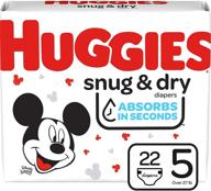 🛍️ купить подгузники huggies snug & dry, размер 5, 22 шт онлайн - лучшие предложения! логотип
