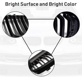img 2 attached to 🔥 Enhance the Look of Your BMW X5 X6 - AvA Grille Grill 2Pcs (Gloss Black)