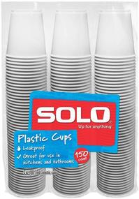 img 4 attached to 🥤 600 Count White 3 Ounce SOLO Cup Plastic Bath Refill Cups: Convenient and Versatile