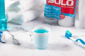 img 2 attached to 🥤 600 Count White 3 Ounce SOLO Cup Plastic Bath Refill Cups: Convenient and Versatile