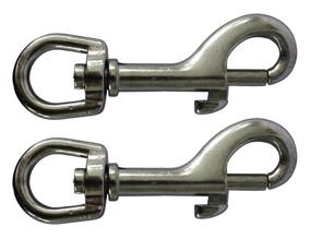img 2 attached to Harding Swivel Spring Carabiner Shackle