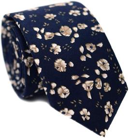 img 3 attached to 👔 JESLANG Men's Cotton Printed Accessories: Ties, Cummerbunds & Pocket Squares in Various Designs