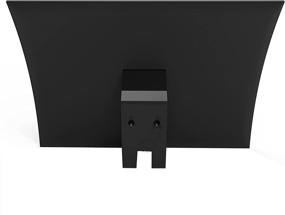 img 1 attached to 📺 Enhance your TV experience with the Mohu Arc Indoor TV Antenna - 40-mile range, UHF/VHF Multi-Directional, 10 ft. Coaxial Cable, sleek Modern Curve Design with Base Stand - 4K-Ready HDTV!