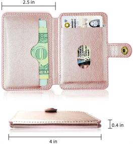 img 3 attached to 📱 M-Plateau 2021 New Phone Card Holder - Slim 3M Phone Wallet Stick-on for iPhone 12 & iPhone 12 Pro 6.1 Inches, OnePlus 8T, Samsung Galaxy, and Most Smartphones (Pink)