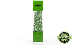 img 1 attached to 🎮 Minecraft Creeper Glitter Motion Light: 12-Inch LED Mood Light Battery Lamp for a Magical Gaming Ambience