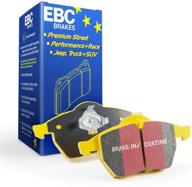 🚗 улучшенная тормозная мощность: тормозные колодки ebc brakes dp41743r yellowstuff для использования на улице и треке логотип