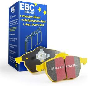 img 2 attached to 🚗 Улучшенная тормозная мощность: тормозные колодки EBC Brakes DP41743R Yellowstuff для использования на улице и треке