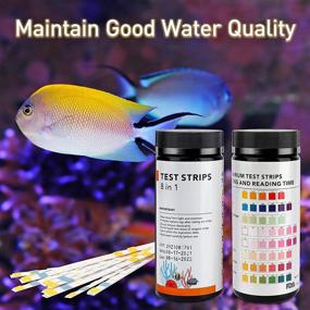img 1 attached to 🐠 hygger 8-in-1 Aquarium Test Strips: Accurate Water Parameter Testing for Freshwater & Saltwater Aquariums
