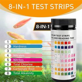 img 3 attached to 🐠 hygger 8-in-1 Aquarium Test Strips: Accurate Water Parameter Testing for Freshwater & Saltwater Aquariums
