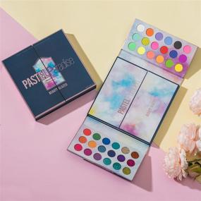 img 1 attached to 💄 105 Color Makeup Eyeshadow Palette with Matte Blush Makeup Set, 5 in 1 Pastel Paradise Palette - Neon Glitter, Rainbow Shimmer, Matte Eye Shadow Powder, Long-lasting & Blendable Makeup Palette Gift Set