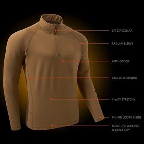 img 1 attached to BASSDASH Midweight Thermal Pullover Underwear Sports & Fitness