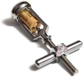 img 3 attached to 🍷 BOJ Vintage Style Corkscrew - Self Pulling Wine Opener, Handheld - Gray/Silver Zinc Alloy