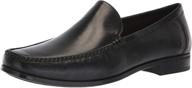 👞 ecco dress loafer black 9-9.5: sleek and sophisticated men's shoe logo