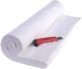 img 4 attached to 🔥 CM-Ceramics Ceramic Fiber Insulation Blanket - 24x24x2 inches, 2400°F, 8 lbs - Morgan Ceramics & Knife USA