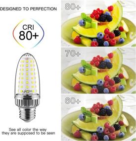 img 1 attached to 💡 Yiizon Equivalent Daylight Non Dimmable Candelabra: The Ultimate Lighting Solution