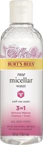 img 4 attached to 🌹 Burt's Bees Rose Water Micellar Facial Cleansing Water, 8 Oz (Possible Packaging Variation)