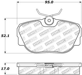 img 2 attached to 🔥 Улучшенные тормозные колодки StopTech 309.04930 Sport с шимами