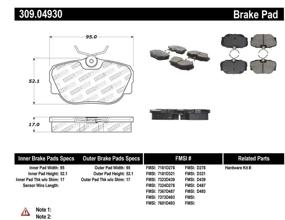 img 3 attached to 🔥 Улучшенные тормозные колодки StopTech 309.04930 Sport с шимами