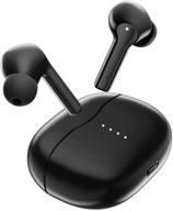 🎧 беспроводные наушники gamurry - bluetooth 5.0 наушники с hifi стереозвуком, управление с помощью сенсора, водостойкость ip67, время работы 25 часов, зарядка через usb-c - встроенный микрофон, стерео наушники внутри уха. логотип