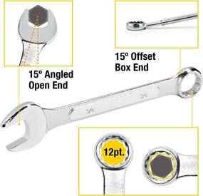 img 1 attached to 🔧 22 Piece Tradespro 836574 Metric Wrench Set