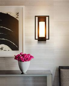 img 2 attached to 💡 Modern Dark Bronze Acrylic Vanity Light for Bathroom & Kitchen - XiNBEi Lighting Wall Sconce XB-W1143-DB