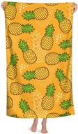 pineapple microfiber blanket absorbent portable logo