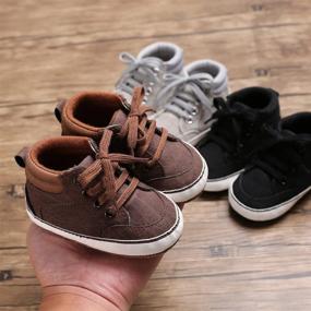 img 1 attached to 👶 Mybbay Infant Sneakers - Toddler Newborn Boys' Shoes for Sneakers